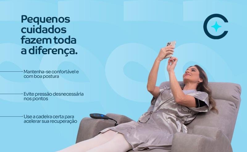 Poltronas para locação de pós operatório em Blumenau: cuidado, tecnologia e acolhimento para uma recuperação mais tranquila